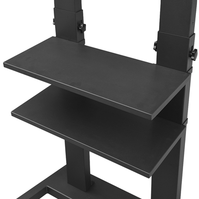  Support TV mobile sur pied à roulettes – réglable en hauteur de Zhenyun