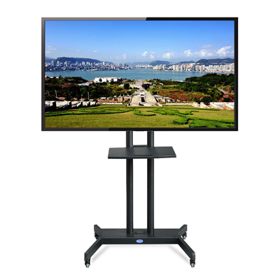  Support TV mobile sur pied à roulettes – réglable en hauteur de Zhenyun