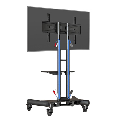  Support TV mobile sur pied à roulettes – réglable en hauteur de Zhenyun