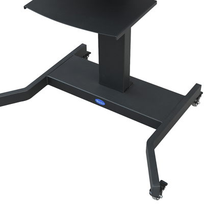  Support TV mobile sur pied à roulettes – réglable en hauteur de Zhenyun